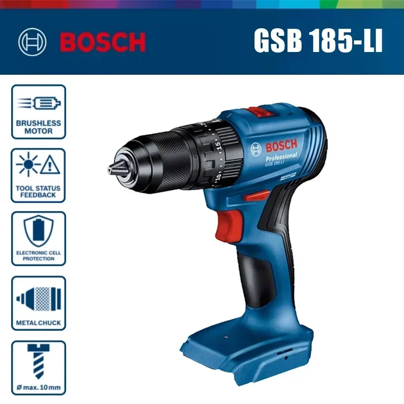 Bosch GSB 185-LI 18V Brushless - Brushless Cordless Electric Drill 18V 评论和价格