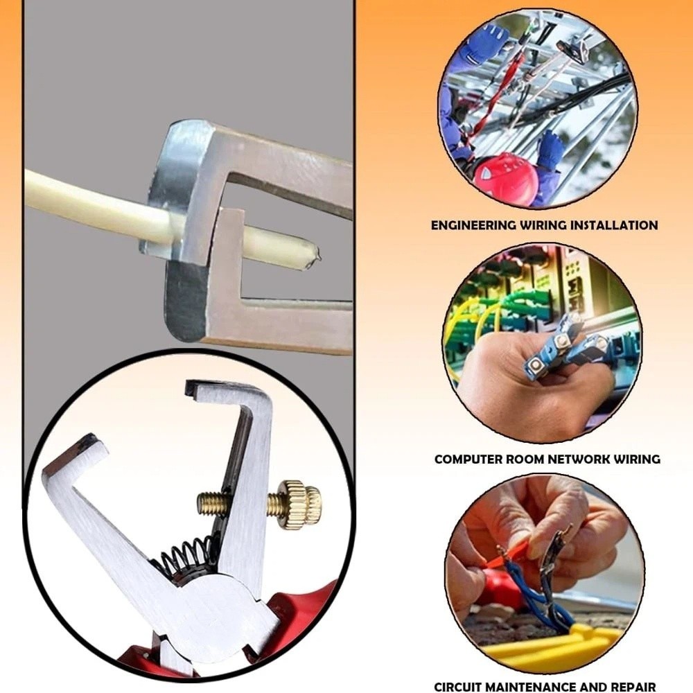 6-Inch Size Wire Stripper Heav - Automatic Wire Stripper Cutter 评论和价格