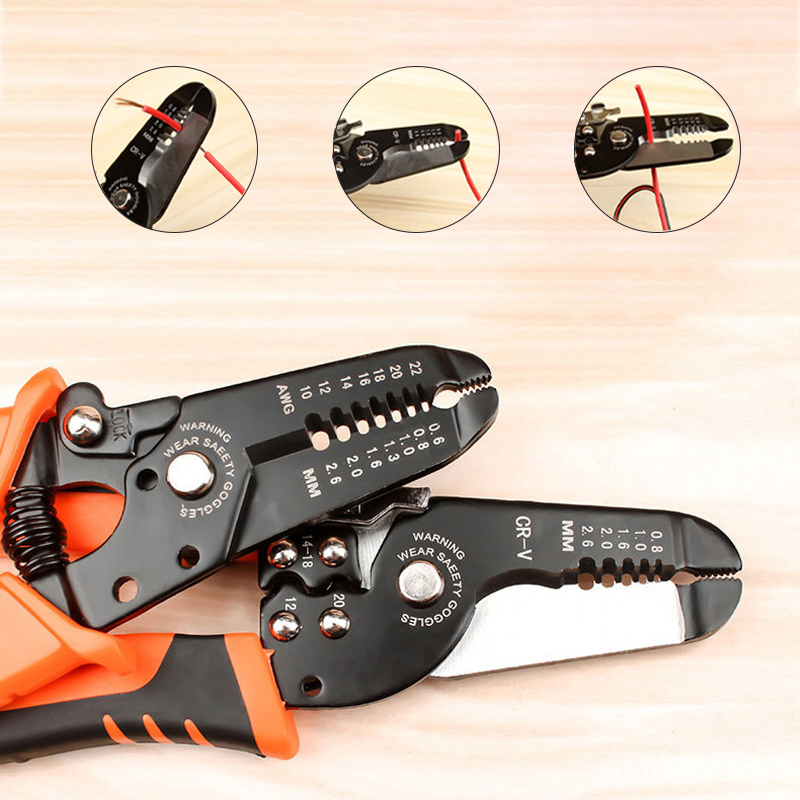 175mm Stripping Crimping Plier - Automatic Wire Stripper Cutter 评论和价格