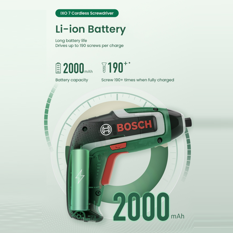 Bosch IXO 7 Cordless Screwdriv - Electric Screwdriver Rechargeable Usb 评论和价格