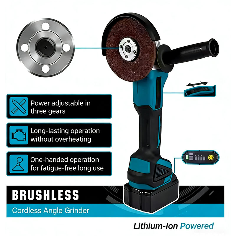 Makita DGA404 Brushless Electr - Brushless Angle Grinder Battery Powered 评论和价格